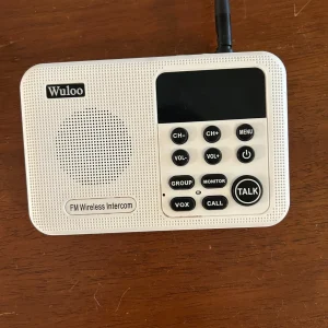 Wuloo 22 Channel FM Intercom Wireless System for Office Room to Room Communicate