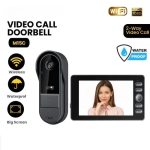 Wireless Video Doorbell with 4.3