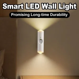 Usb Rechargeable Motion Sensor Led Night Light Automatic Wall With Wireless Lamp