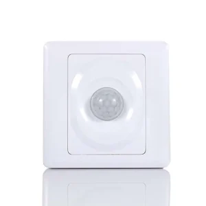 220V Automatic Infrared PIR Body Motion Sensor Switch Wall Mount LED Night Light